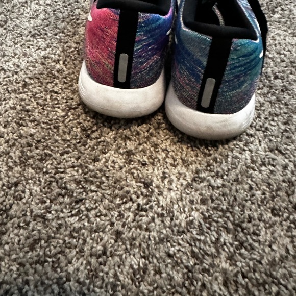NIKE FLYNIT LUNAREPIC rainbow/multi-color used size 9 US WOMAN - Picture 10 of 11